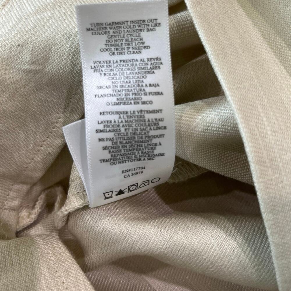 Rails Cressida Side-Tie Linen Blend Midi Skirt Sz… - image 7